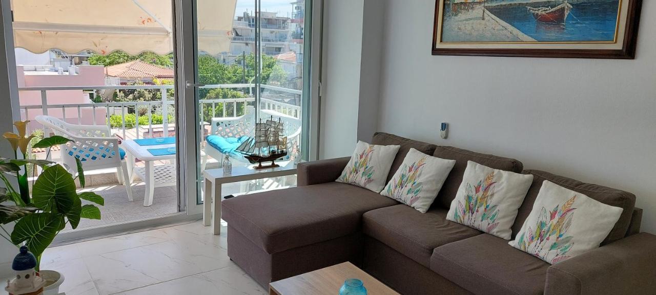 Sea View Perea Apartment Переа Экстерьер фото